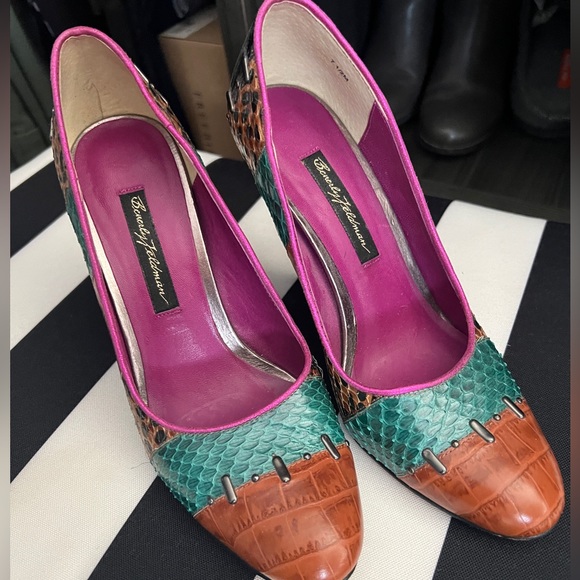 Beverly Feldman multi-colour heels ⭐️ - Picture 2 of 5